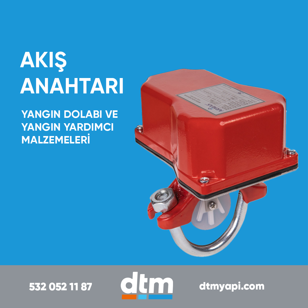 dtm yapı yangın akış anahtarı