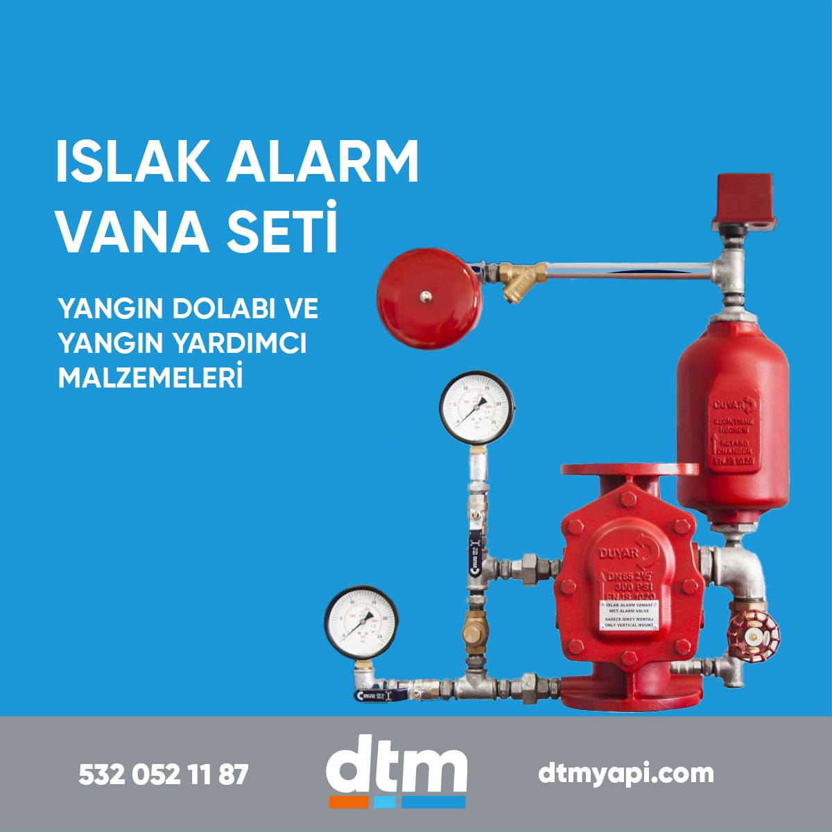 dtm yapı yangın 
ıslak alarm vana seti